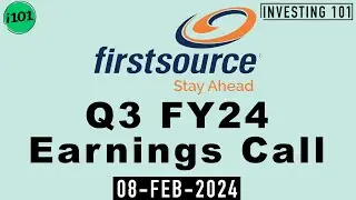 Firstsource Solutions Limited Q3 FY24 Earnings Call | Firstsource Solutions Limited FY24 Q3 Concall