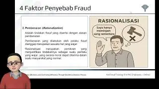 Materi Anti Fraud Training Session 1