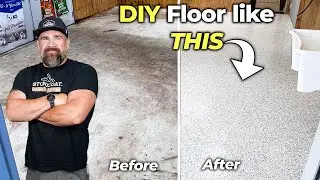 How to Get a Pro Epoxy Flake Floor (Without Hiring One!) - Easy DIY Guide