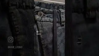 Full-On hand stitched pants: Boris Bidjan Saberi P13 HS TF, dirty dark denim #avantgardefashion