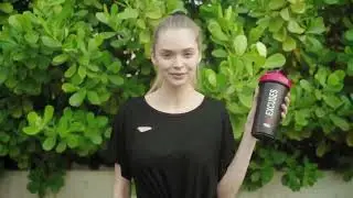 BPA Free Motivational Protein Shaker Bottles for Workouts and Running I Jeela Sports