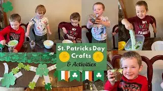 EASY ST. PATRICKS DAY CRAFTS & ACTIVITIES FOR KIDS //  3 fun easy activities to do with your kids