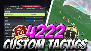FIFA 22 *POST PATCH* PRO PLAYER BROKEN 4222 CUSTOM TACTICS & PLAYER INSTRUCTIONS FOR ULTIMATE TEAM