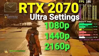 Outriders | RTX 2070 | Ultra Settings | 1080p/1440p/2160p | Performance Test