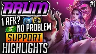 Arum💪😎Support Highlights #1 | Item Build | Arena of Valor | 傳說對決 | ROV | Li&ecirc;n Qu&acirc;n Mobile