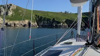 Solo Sailing - Jibe the spinnaker JPK 39 FC
