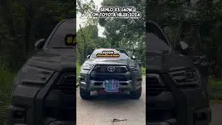 SENLO X3 HIDDEN SETUP ON TOYOTA HILUX 2024 #ZeroOneOnlineMotoneeds #ZOOM #AutoElectricals
