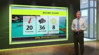 April holiday weather - Barcelona, Canaries, Balearic Islands
