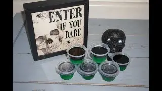 31 Days of Halloween - Day 25: Poison Apple Jell-O Shots