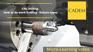 CNC milling: How to do work holding - fixture types