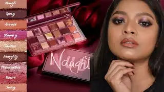HUDA Beauty Naughty Nude Palette First Impression & Swatches | Namrata Palit