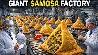 Mass Production of Crispy Samosas | Inside the Samosa Factory | How It's Made