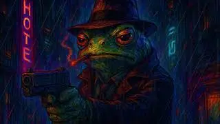 Frog Detective: Croak Twice for Danger | Synthwave Funk