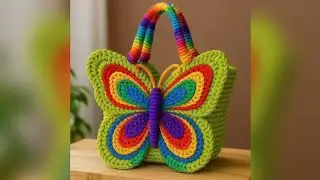 #new and trendy 3D crochet bag design|beautiful and unique ideas