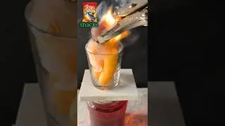 #Hot Ball #Challenge with #Snacks The glass broke.😱 #1000c