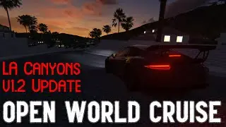 An Urban Open World Drive in Assetto Corsa's LA Canyons v1.2