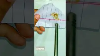 Lemon makes invisible ink !  #easyscienceexperiment #very easy #science  #physics #magic #cheating