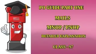 Important Changes in Po Guide Part One MNOP / PNOP Class - 97