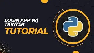Login App Tutorial | Tkinter & Sqlite | Tutorial