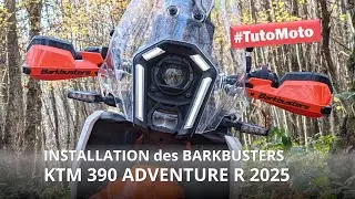 COMMENT INSTALLER DES PROTEGES MAINS BARKBUSTERS SUR LA KTM 390 ADVENTURE R  #Offrartv #ktm390