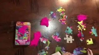 TROLL HAIR PUZZLE done right by 4year old