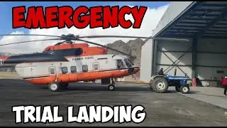 [KARGIL] WINTER HELICOPTER SERVICE TRAIL LANDING