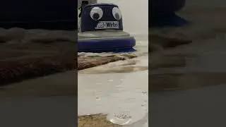 Foam party? Rotary brushing this tobacco stained rug!  Carpet cleaning & rug washing ASMR