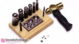 How to Use a Dapping Set to Form Bead Caps