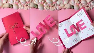 DIY Cute Gift Idea For Boyfriend/Girlfriend/Bestfriend | 3D Paper Craft Ideas | Simple & Easy Cards