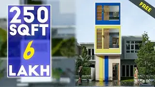Small Space House Design 250 sqft House Plan #kkhomedesign