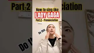 How to sing like LADY GAGA Part 2  #vocaltips#vocalcoach#singers#vocals#vocaltraining#ladygaga#