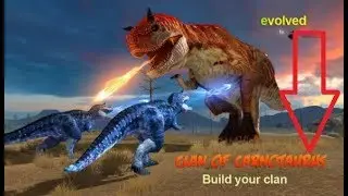 ►Clan of Carnotaurus - Dinosaurs Game- Episode #1 Android HD Gameplay