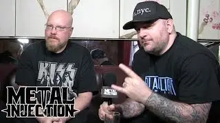 Celebrity Chef CHRIS SANTOS and Metal Blade's BRIAN SLAGEL Interview| Metal Injection