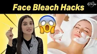 Face Bleach || Face Bleach Hacks || how to use Bleach on Your Face || Best Dermatologist in UAE