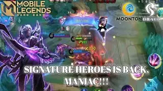 SIGNATURE HEROES IS BACK, MANIAC!!! | Martis | Mobile Legends