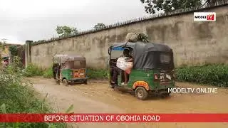 SITUATION OF OBOHIA ROAD BEFORE AND NOW AS RESIDENTS SHARE TEXIMONEY AFTER MANY YEARS OF SUFFERING