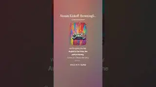 Stream Kickoff  BrowningSimmer&rsquo;s August A Birthday Month Stream Starting Song