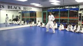 My First Tae Kwon Do Belt Test