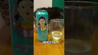 Degustacja Squid Game Energy Drink Melon | koreańskie napoje | napoje z Azji | azjatyckie napoje