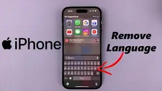 Как удалить язык с клавиатуры iPhone