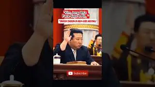 Kim Jong Un Left Speechless in Sudden Meeting Shift | Rare Reaction#shorts #fypシ゚viral