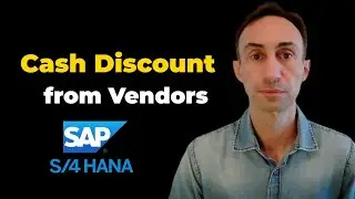 Define Accounts for Cash Discount received from Vendors: SAP S/4 HANA
