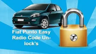 How To Find Fiat Punto Radio Code Using Serial No.