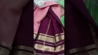 SL collection chickpet pure Mysore silk saree for more information please contact 8618281874
