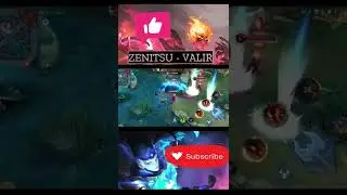 Zenitsu team fight using Valir | It's raining fire 🔥 | Infernal Blaze Legend Skin | Solo Valir vs 5