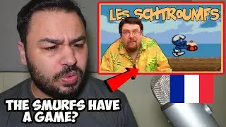 British Reaction To Joueur du grenier - Les Schtroumpfs - Megadrive