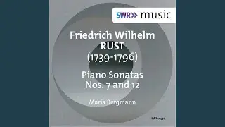 Piano Sonata No. 12 in D Major (Recorded 1972) : I. Allegro