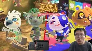 🔴 Trying to meet Zelda and Splatoon characters in Animal Crossing New Horizons Switch 2!
