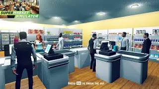 SUPERMARKET KU JADI BESAR DAN JUALAN DAGING! Supermarket Simulator GAMEPLAY #2