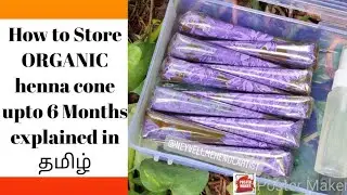 How to store henna cones | Jobs from home| Store henna cone upto 6 months